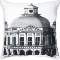 Coussin à imprimé architectural Como