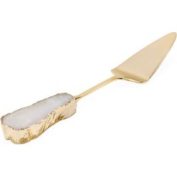 Torta 24K Goldplated Crystal Server