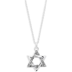 Sterling Silver Star Pendant Necklace