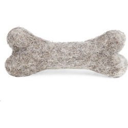 Max-Bone Dog's Felt Bone Toy - Dark Brown Melange