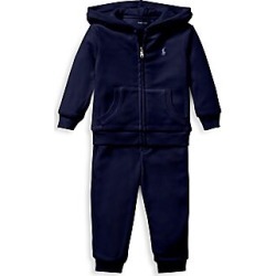 Ralph Lauren Baby Boy's Hoodie & Trackpants 2-Piece Set - Navy - Size 18 Months