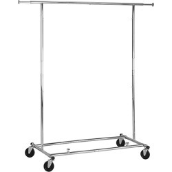 Honey-Can-Do Collapsible Chrome Garment Rack