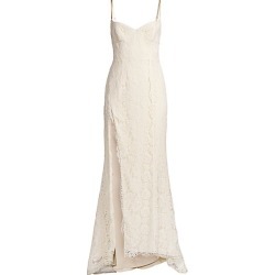 FAME AND PARTNERS Women's The Dandelion Lace Gown - Champagne - Size 14