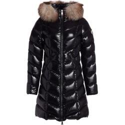 Fulmarus Lacquer Fox Fur-Trim Puffer Coat