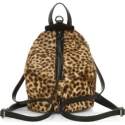 Mini Julian Leopard-Print Calf Hair Backpack