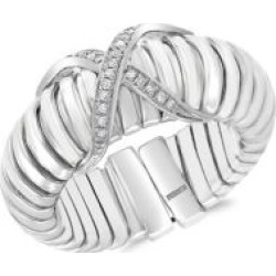 Bague texturée Colour en argent sterling avec diamants de 0,06 ct PT