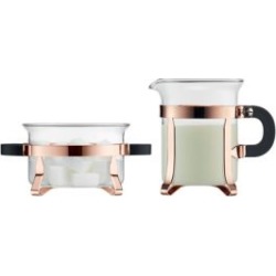 Two-Piece Chambord Copper Sugar and Creamer Set