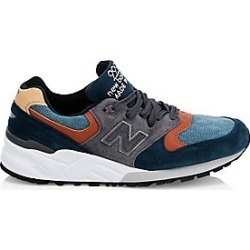 New Balance 999 Made in US Suede Sneakers - Blue/Grey - Size 6 D
