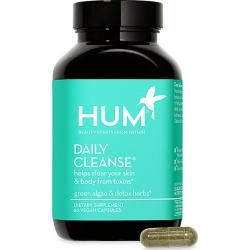Hum Nutrition Women's Daily Cleanse Clear Skin & Acne Supplement