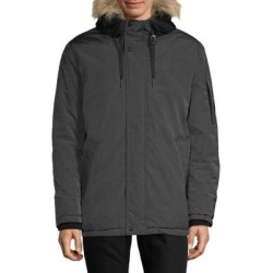 Alternative Down Parka Jacket With Faux Fur Hood Details