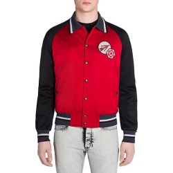 Lobster Colorblocked Satin Jacket