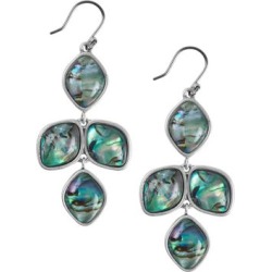 Boucles d'oreilles chandelier argentées Bologna Incorporated