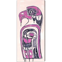 Oliver Gal Celery Jones Ornate Totem Canvas Art - Size 16 X 36