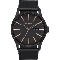 Montre analogique Sentry à bracelet en cuir