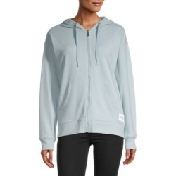 Logo Patch Zip-Up Hoodie