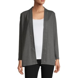 Cardigan en coton riveté