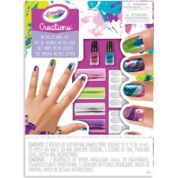 Ensemble vernis à ongles métallisé Crayola Creations