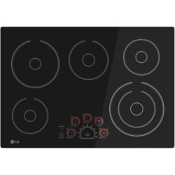 LCE3010SB - Table de cuisson de style radiant noire de 76 cm avec commandes tactiles