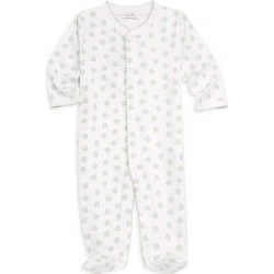 Kissy Kissy Baby's Homeward Printed Cotton Footie - Celery - Size Newborn