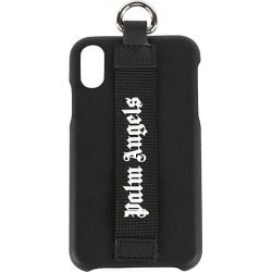 Palm Angels Men's Logo Strap iPhone XS Case - Black White