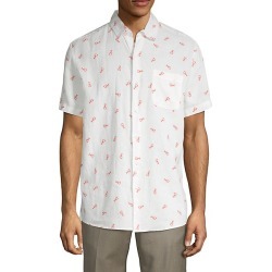 Lobster Print Short-Sleeve Shirt