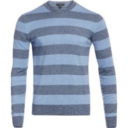 COLLECTION Striped Mouliné Cotton Sweater