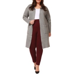 Open-Front Cotton-Blend Cardigan