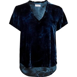 Bella Dahl Women's Velour High-Low Tee - Twilight Sapphire - Size Large