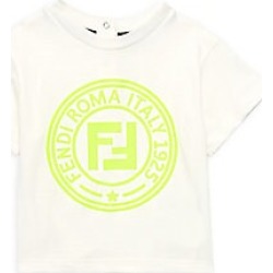 Fendi Baby Boy's Neon Logo Tee - White - Size 18 Months
