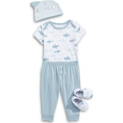 Ensemble cache-couche en mélange de coton pour bébé garçon