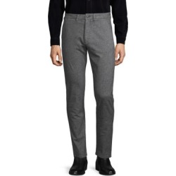 Low-Rise Textured Pants