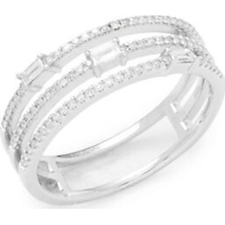 Stack & Style Diamond & 14K White Gold Ring