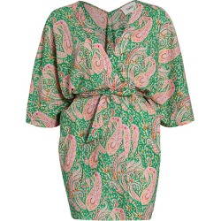 Olsen Belted Paisley Cotton Kimono found on MODAPINS