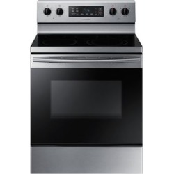 NE59K3310SS/AC - Cuisinière électrique en acier inoxydable de 5,9 pi³ avec four à grande capacité