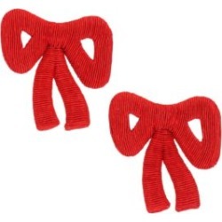 Tie Me Up Corded Bow Clip-On Earrings