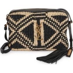 Lou Crochet Raffia Camera Bag