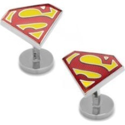 Boutons de manchette texturés portant le logo de Superman