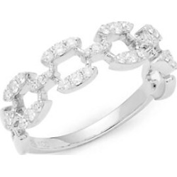 Stack & Style Diamond & 14K White Gold Ring