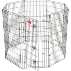 Large Exercise Pen with Stakes