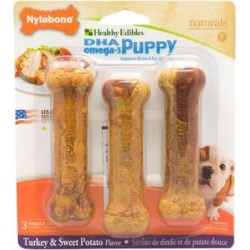 3-Pack Healthy Edibles Sweet Potato and Turkey Dog Chews