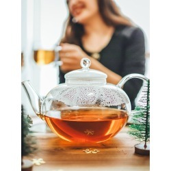 Grosche Cambridge Teapot and Stainless Steel Infuser, 68 oz. -...