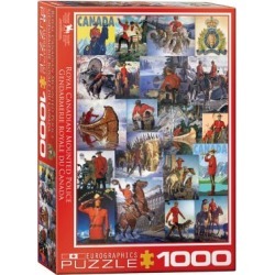 Royal Canadian Mounted Police 1000 Piece Jigsaw Puzzle Set