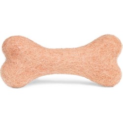 Max-Bone Dog's Felt Bone Toy - Coral