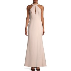 Cutout Halterneck Mermaid Gown
