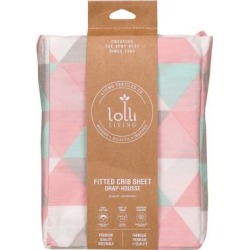 Drap-housse en coton pour lit de bébé à motif Tripod Sparrow