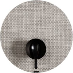 Round Basketweave Vinyl Placemat