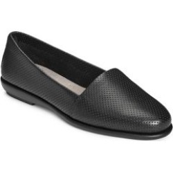 Ms. Softee Perforated Leather Slip-On Flats