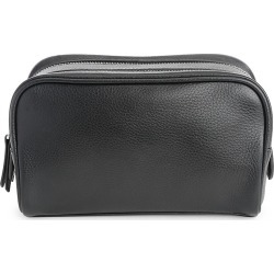 Double Zip Leather Toiletry Bag found on MODAPINS