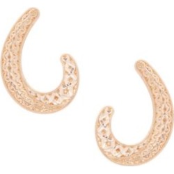 Boutons d'oreilles en forme de coquillage torsadé en or jaune 10 ct