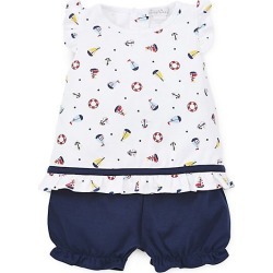 Kissy Kissy Baby's 2-Piece Sunset Pima Cotton Top & Shorts Set - Size 0-3 Months